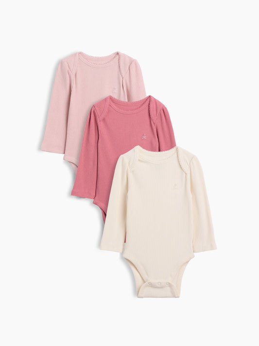 Pembe First Favorites Tinyrib Bodysuit (3’lü)
