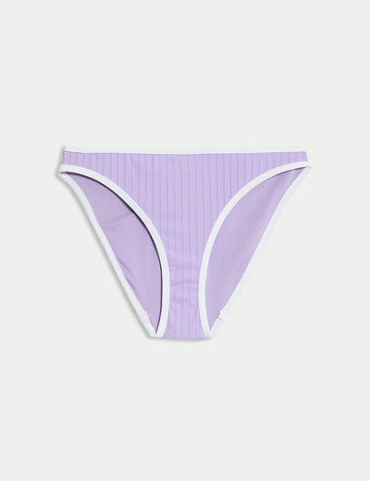 Fitilli Kenar Detaylı Yüksek Belli Bikini Altı