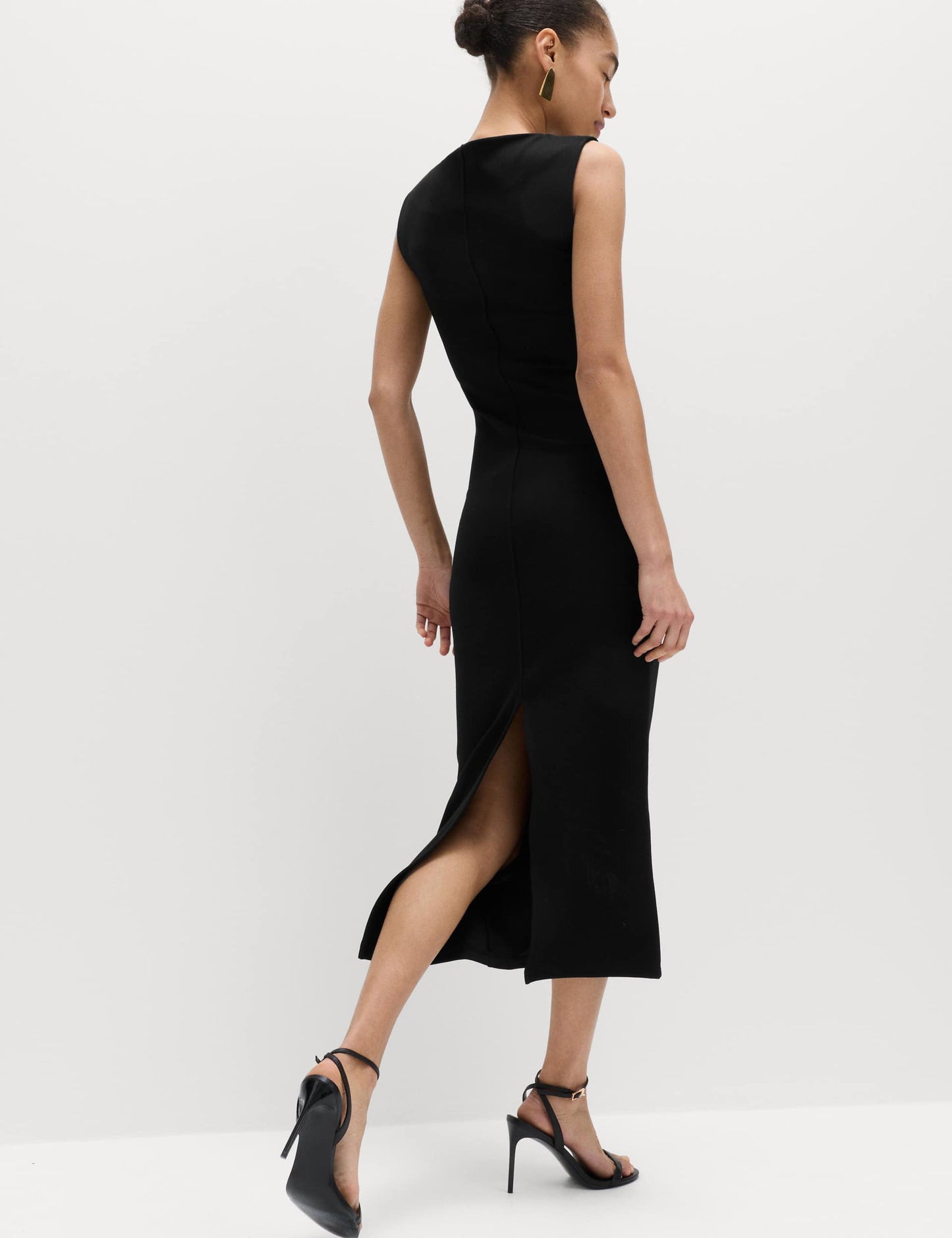 Jersey Midi Bodycon Elbise