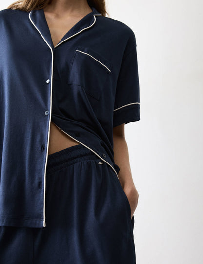 Cool Comfort™ Pamuklu Modal Şortlu Pijama Takımı