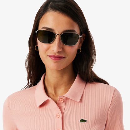 Lacoste Kadın Slim Fit Pembe Polo