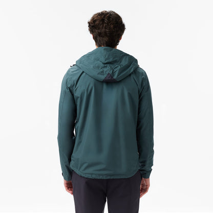 Nautica Erkek Yeşil Regular Fit Kapüşonlu Su Geçirmez Mont