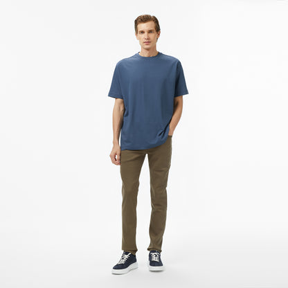 Nautica Erkek Mavi Regular Fit Çizgili T-shirt