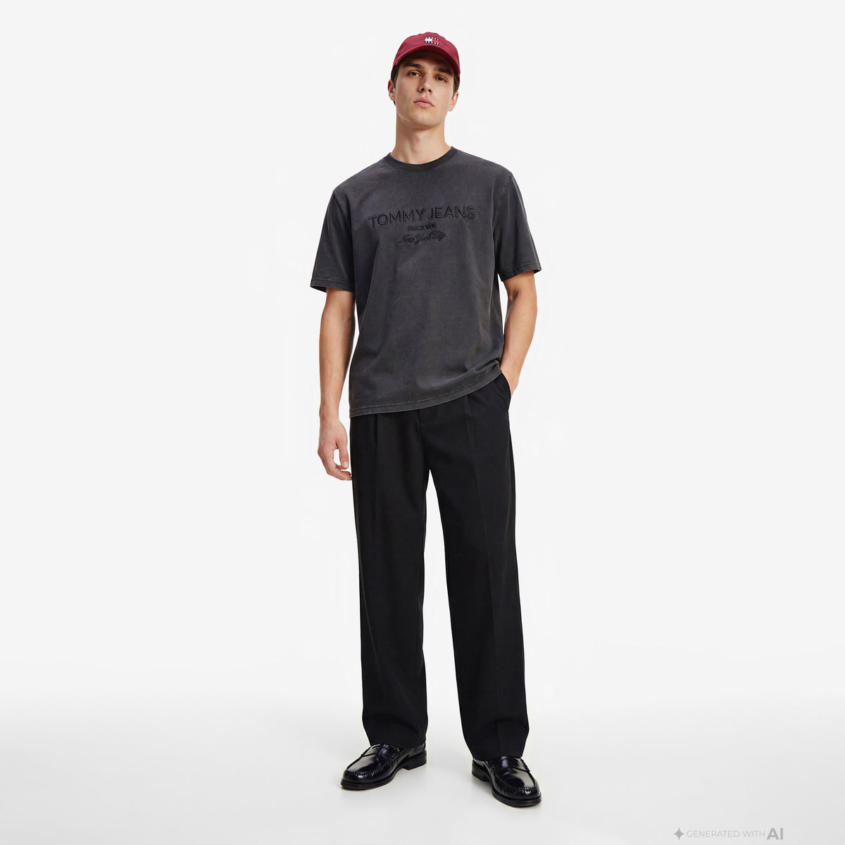 Tommy Hilfiger New Classics Erkek Siyah T-shirt