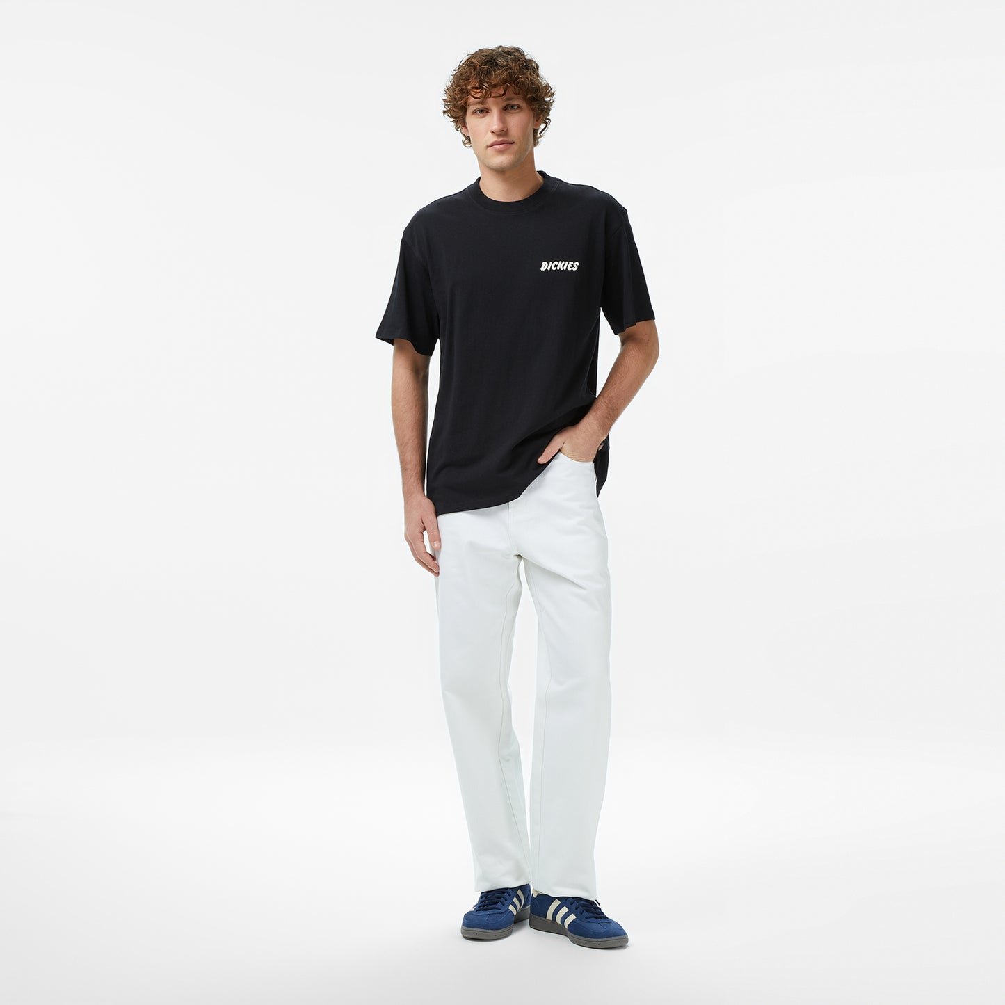 Dickies Wellsville Loose Tapered Erkek Beyaz Pantolon