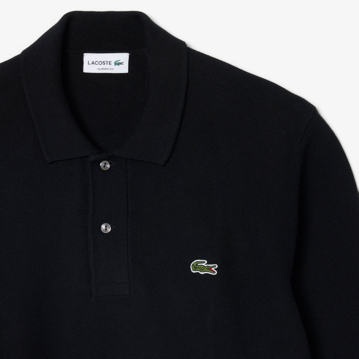 Lacoste Classic Fit Erkek Siyah Kazak