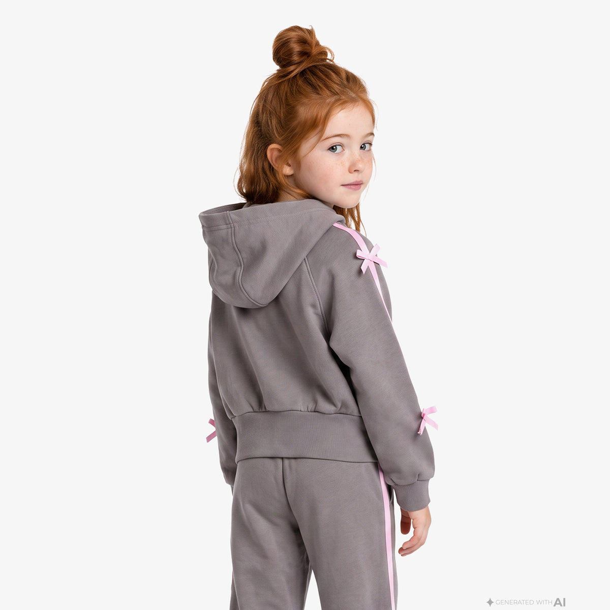 Nike Juxta-girl Fleece Çocuk Gri Sweatshirt