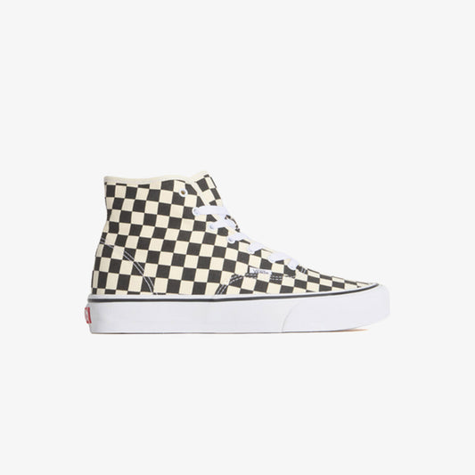 Vans Authentic Hi 2.0 Checkerboard Kadın Siyah Sneaker