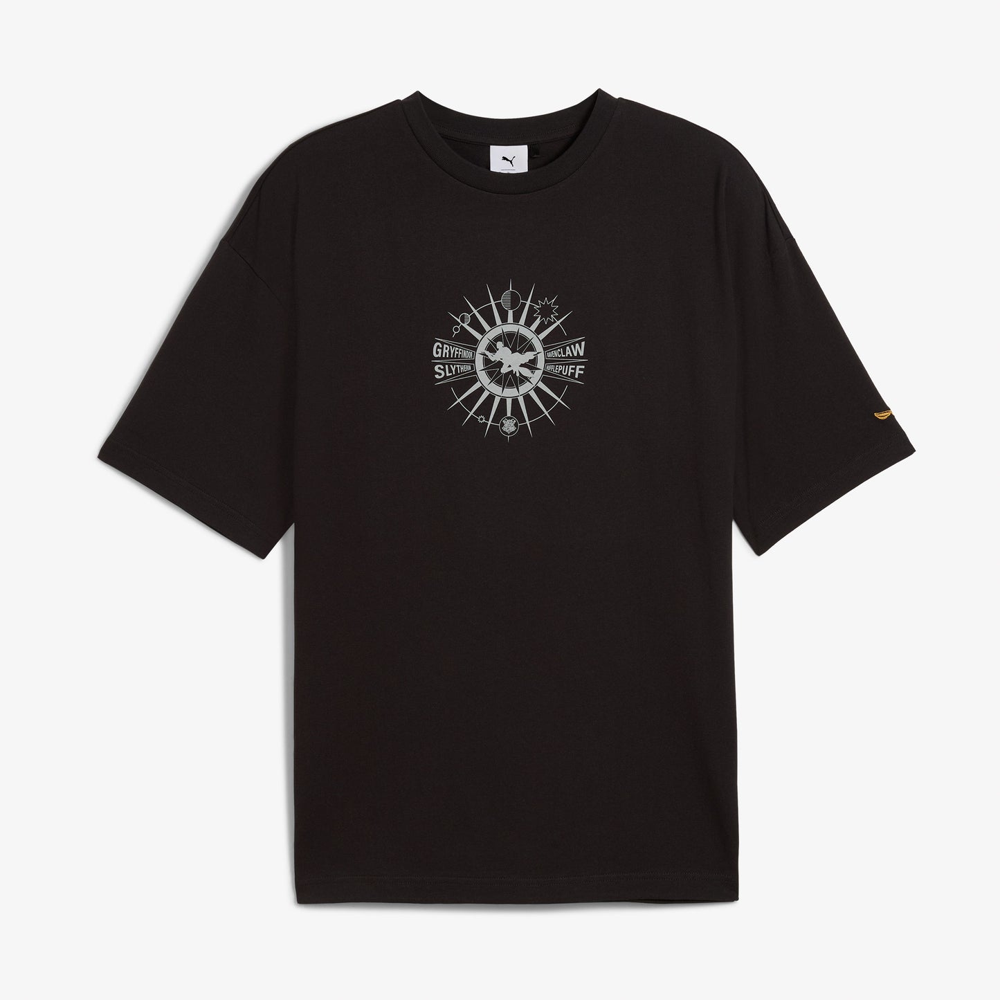 Puma X Harry Potter Unisex Siyah Oversize T-shirt