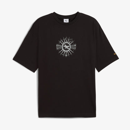 Puma X Harry Potter Unisex Siyah Oversize T-shirt