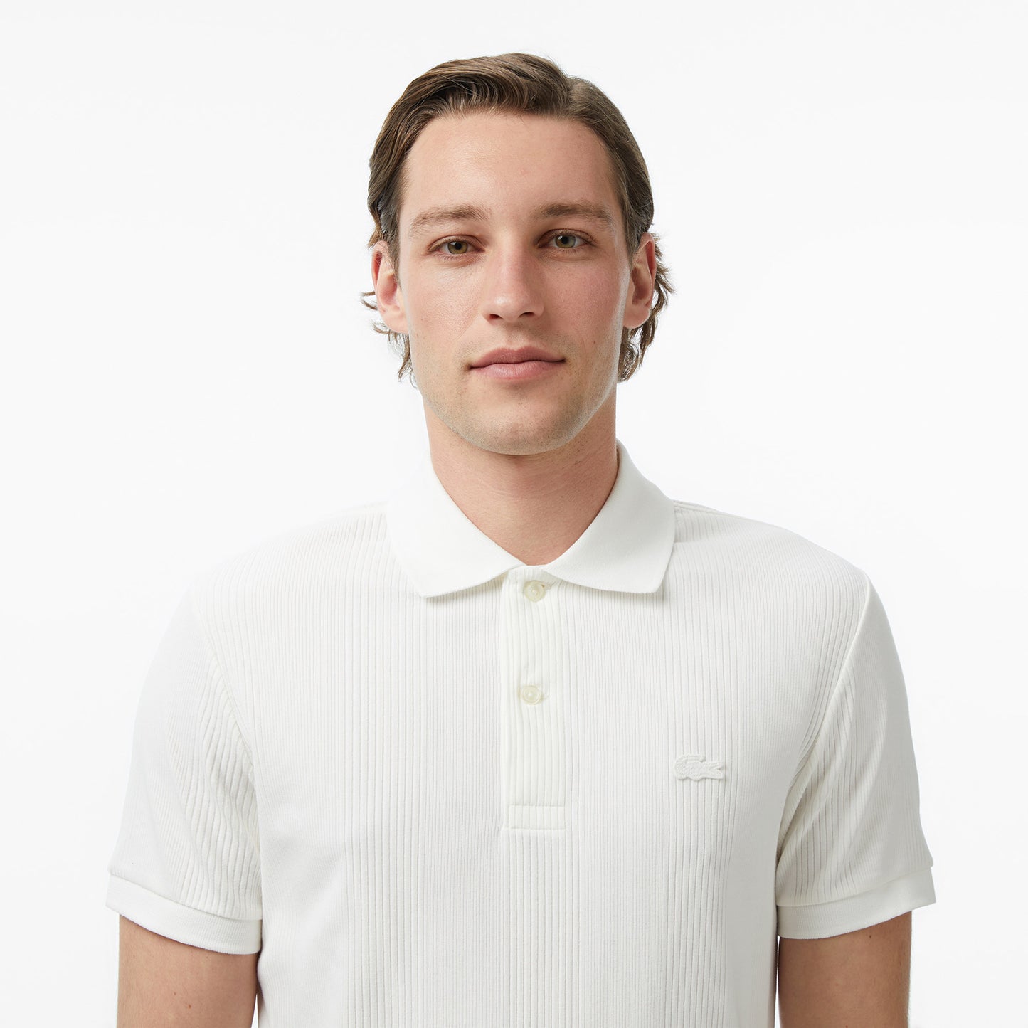 Lacoste Classic Fit Erkek Beyaz Polo