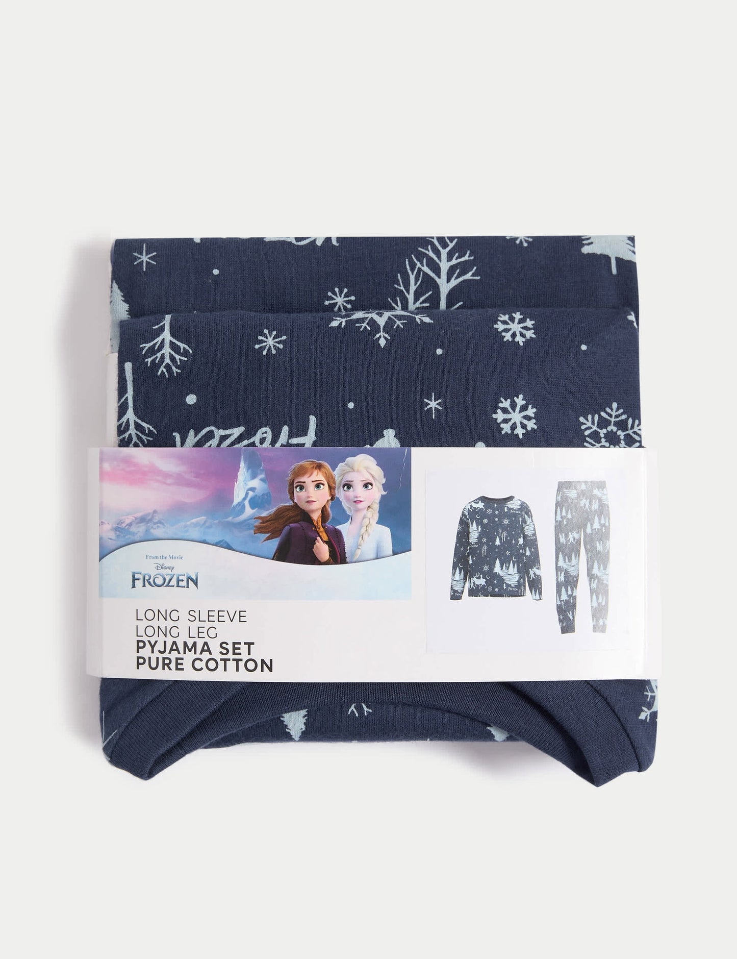 Saf Pamuklu Disney Frozen Pijama Takımı (2-8 Yaş)
