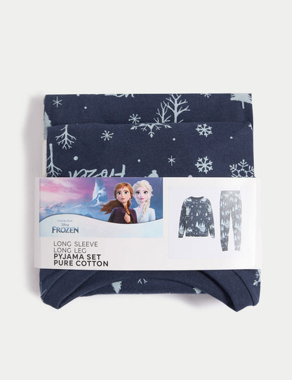 Saf Pamuklu Disney Frozen Pijama Takımı (2-8 Yaş)