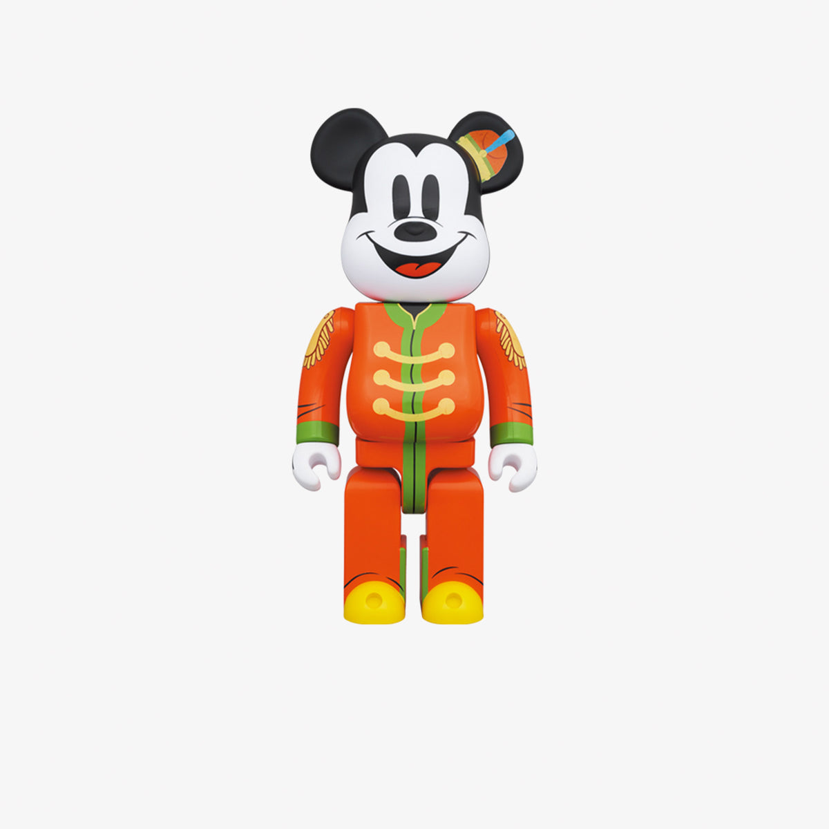 Bearbrick Mickey Mouse The Band Concert Renkli Figür