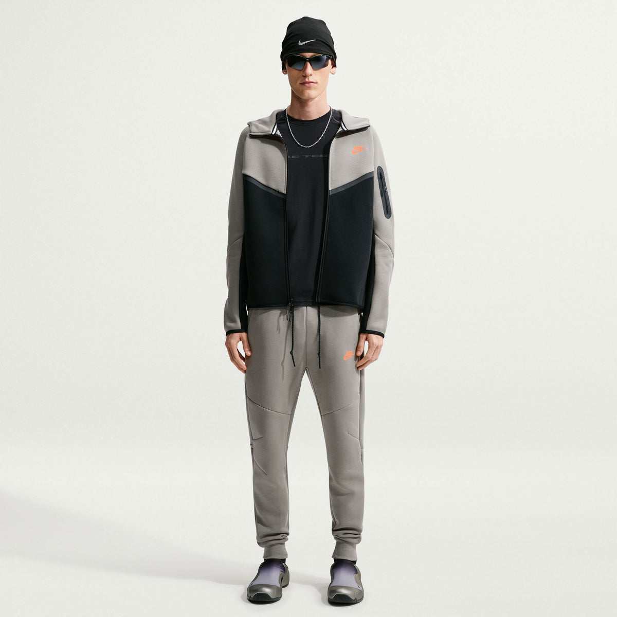 Nike Tech Fleece Full Zip Erkek Yeşil Sweatshirt