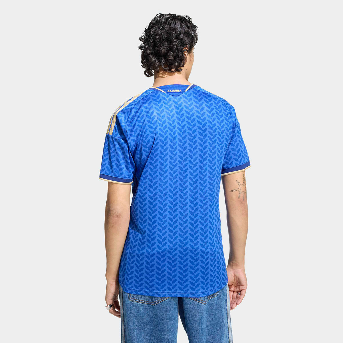 Adidas Italya 26 Iç Saha Erkek Mavi Forma