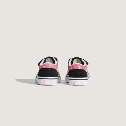 Vans Old Skool Bebek Pembe Çiçekli Spor Ayakkabı