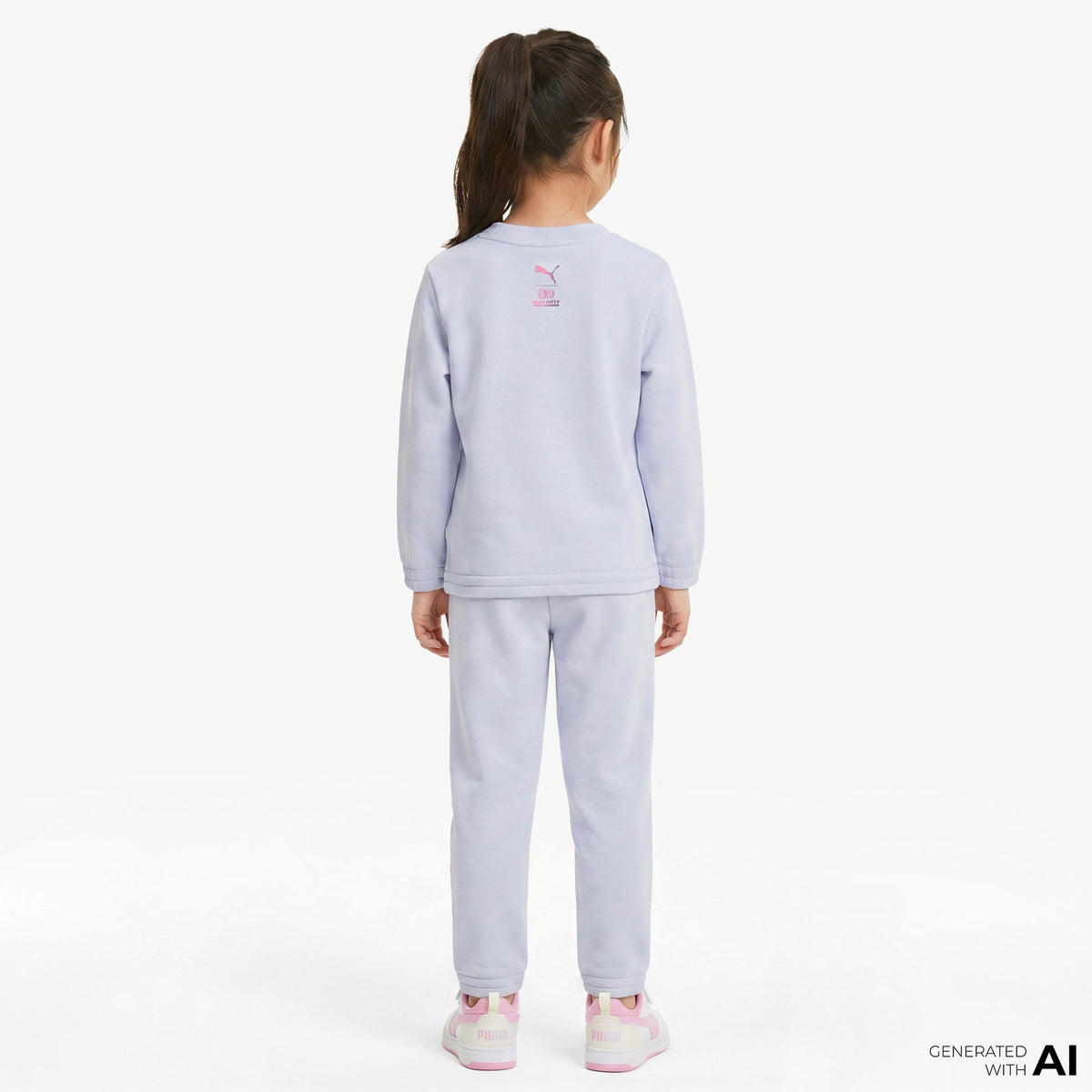 Puma X Hello Kitty & Friends Bebek Gri Eşofman Takımı