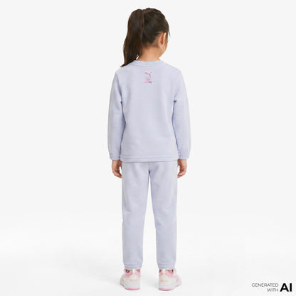 Puma X Hello Kitty & Friends Bebek Gri Eşofman Takımı