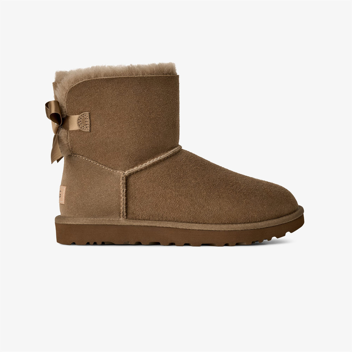 Ugg W Classic Mini Bailey Bow Ii Kadın Kahverengi Bot