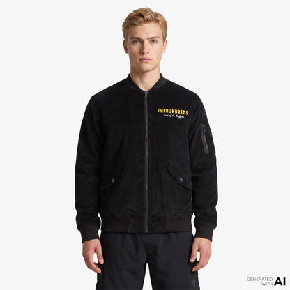 The Hundreds Buffalo Bomber Erkek Siyah Ceket