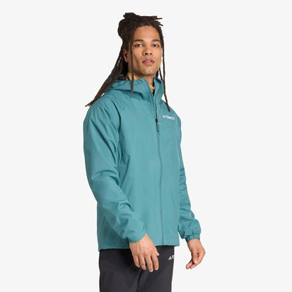 Adidas Terrex Multi 2l Rain Rdy Erkek Yeşil Yağmurluk