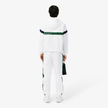 Lacoste Erkek Regular Fit Renk Bloklu Beyaz Eşofman Takımı