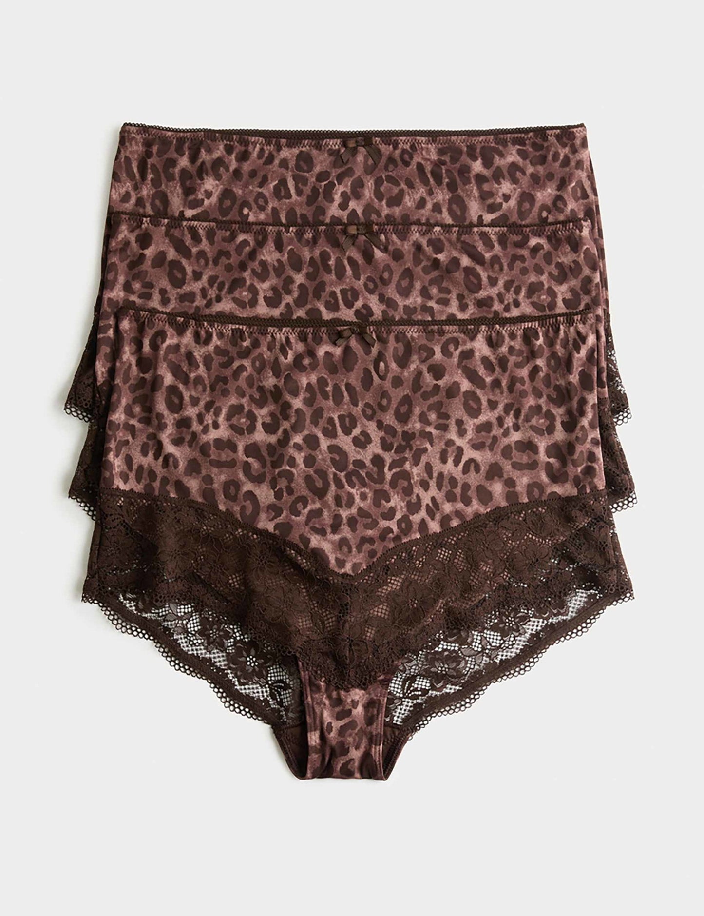 3'lü Leopar Desenli Külot