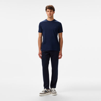 Nautica Erkek Lacivert Regular Fit Baskılı T-shirt