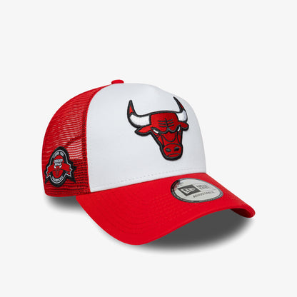 New Era Nba Side Patch Trucker Chicago Bulls Unisex Kırmızı Şapka