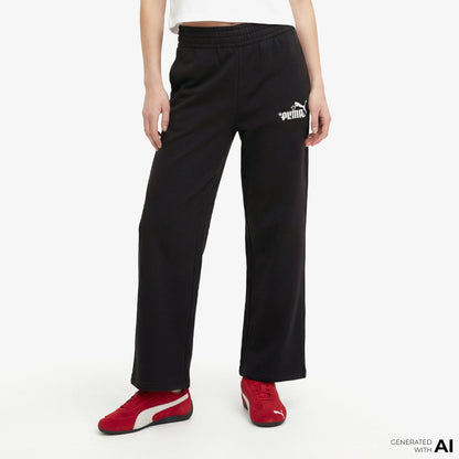 Puma Ess Nature 2.0 Logo Kadın Siyah Eşofman Altı