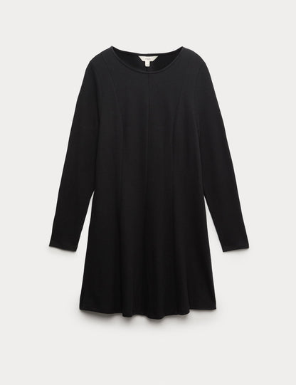 Pamuk Karışımlı Jersey Mini Elbise