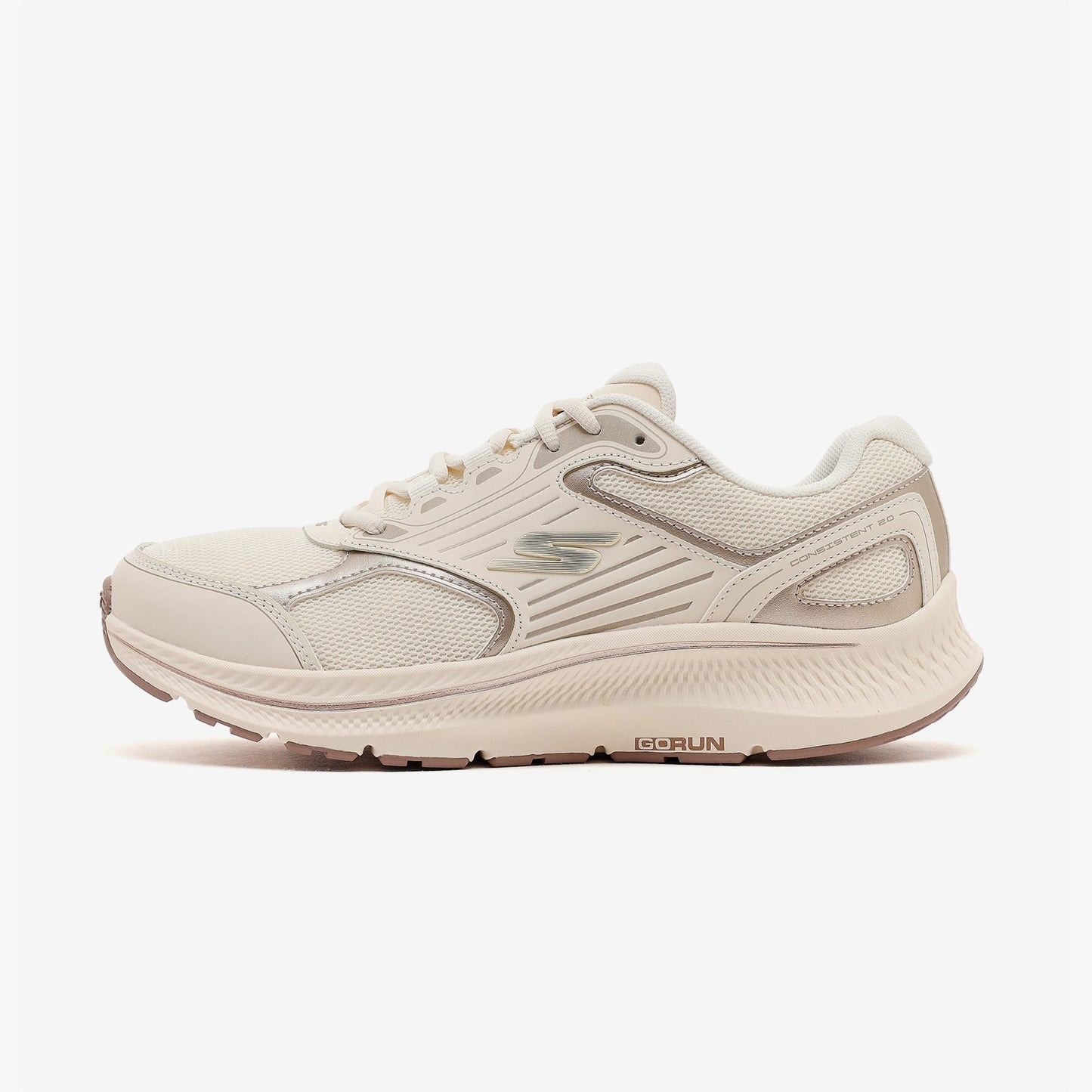 Skechers Go Run Consistent 2.0 Kadın Bej Spor Ayakkabı