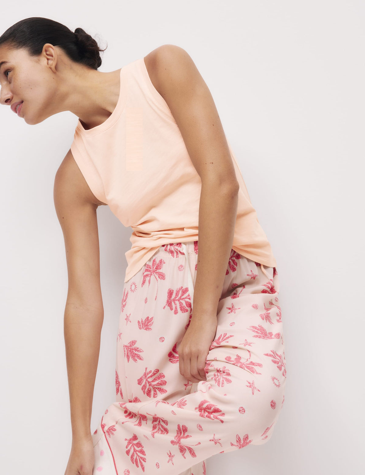 Saf Pamuklu Cool Comfort™ Pijama Atlet Üstü