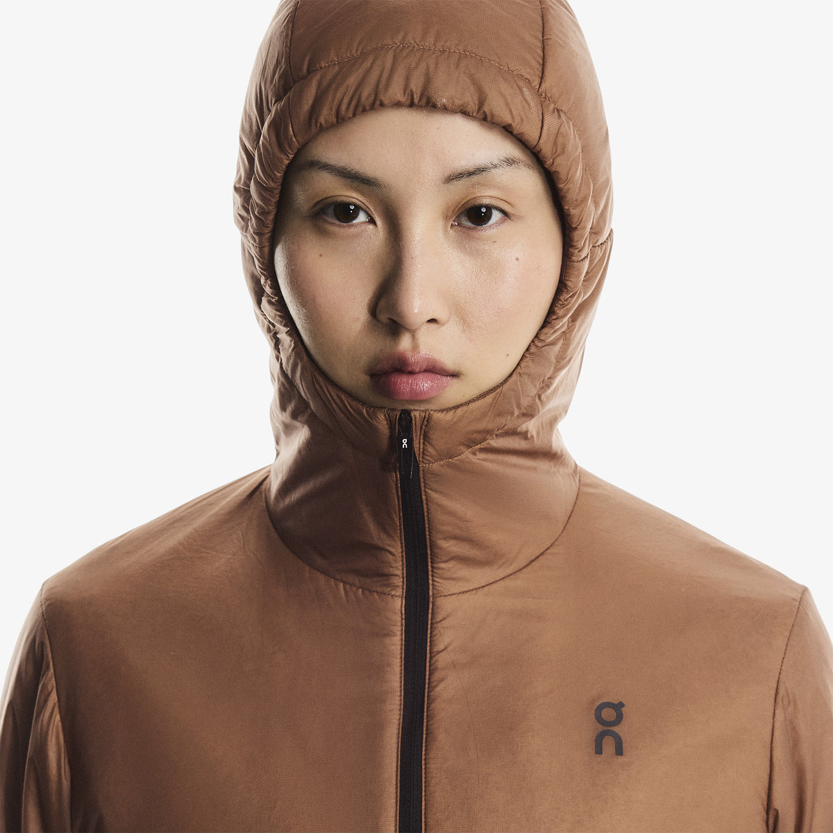 On Trek Insulated Kadın Kahverengi Koşu Ceketi