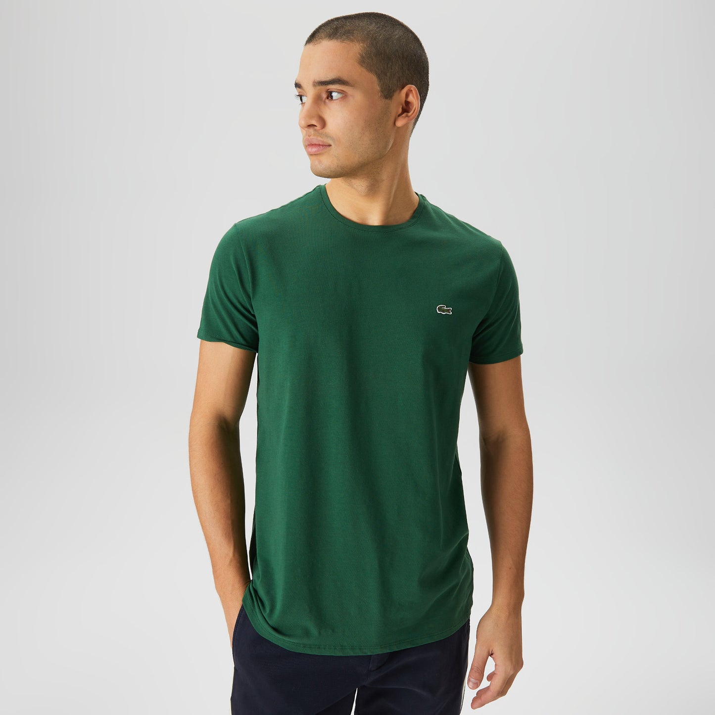 Lacoste Slim Fit Erkek Yeşil T-shirt