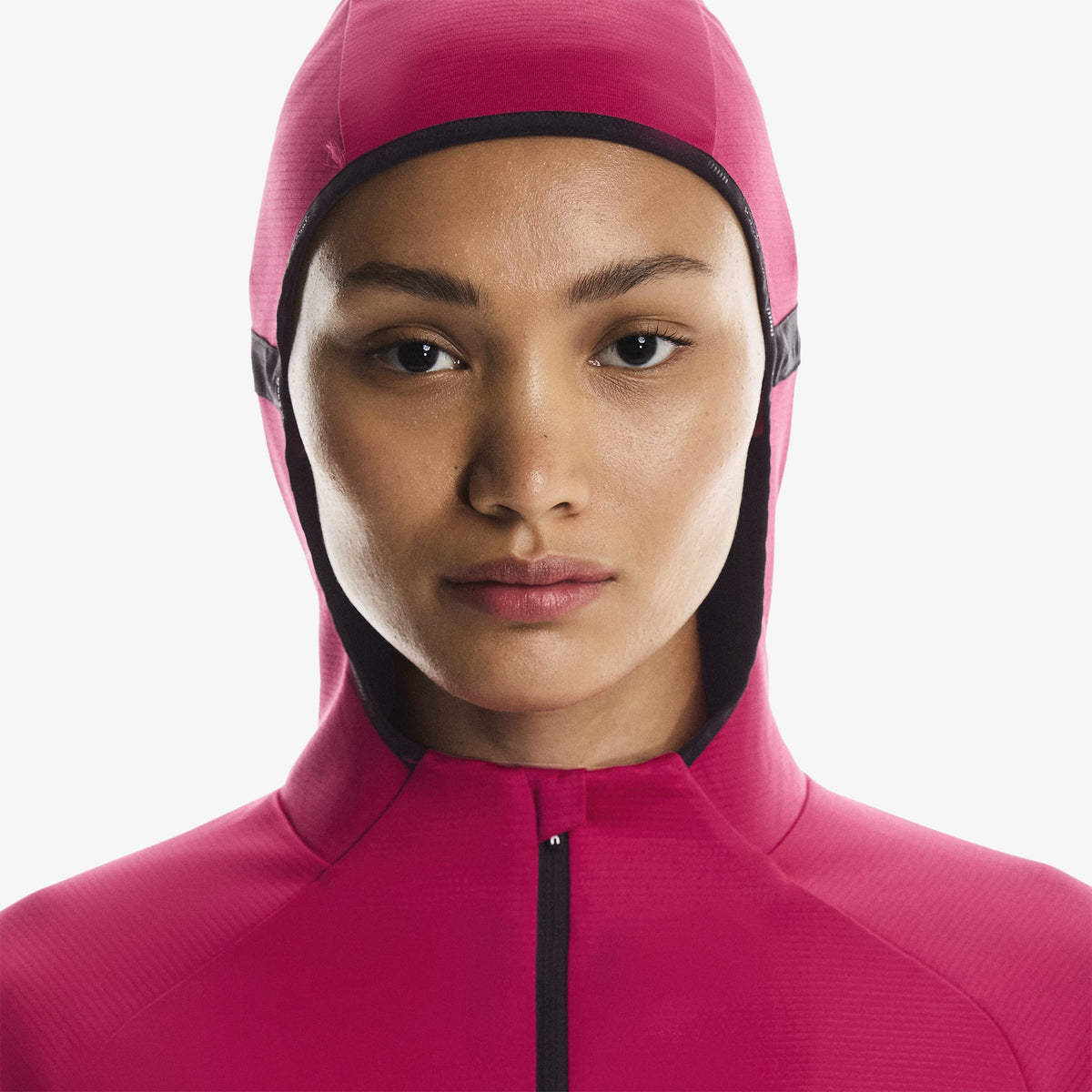 On Climate Zip Kadın Pembe Koşu Sweatshirt