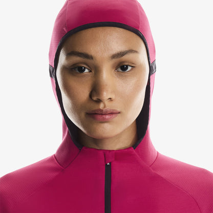 On Climate Zip Kadın Pembe Koşu Sweatshirt