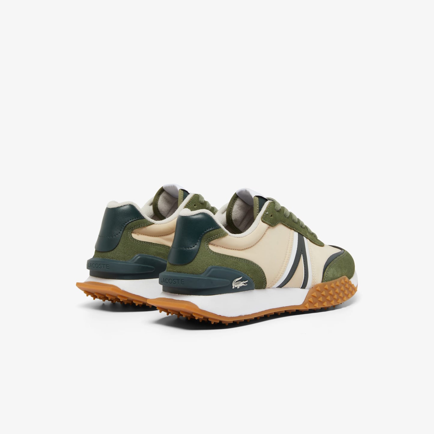 Lacoste L-spin Deluxe Erkek Haki/beyaz Sneaker