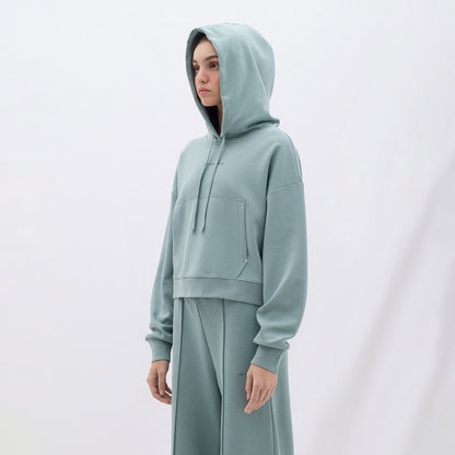 Les Benjamins Classics Kadın Yeşil Hoodie