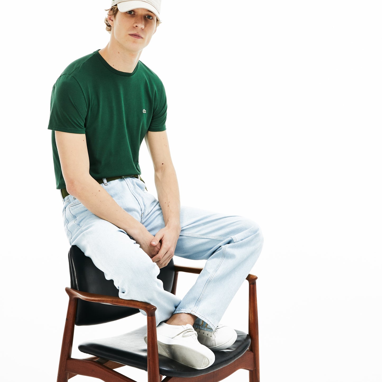 Lacoste Slim Fit Erkek Yeşil T-shirt
