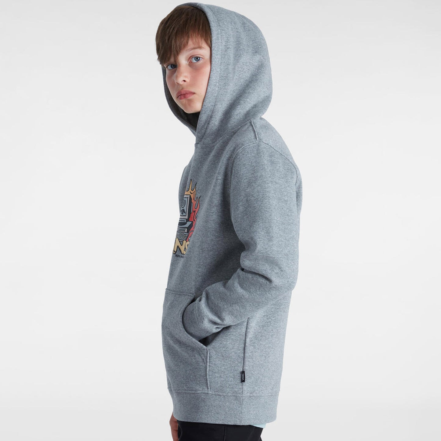 Vans Digital Repair Po Çocuk Gri Sweatshirt