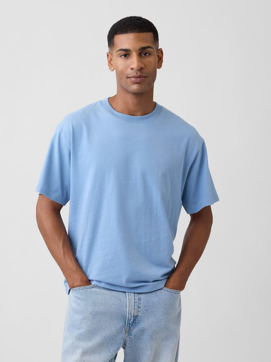 Koyu Kırmızı Vintagesoft Boxy T-shirt