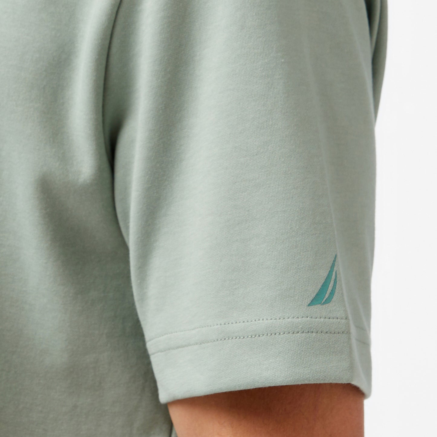 Nautica Erkek Yeşil Oversize Fit T-shirt