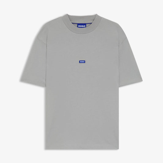Hugo Boss Logo Patch Erkek Gri T-shirt