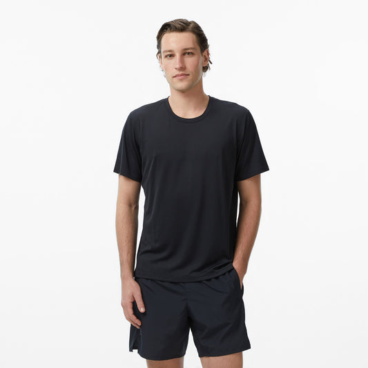Brooks Dash Sleeve Erkek Siyah T-shirt