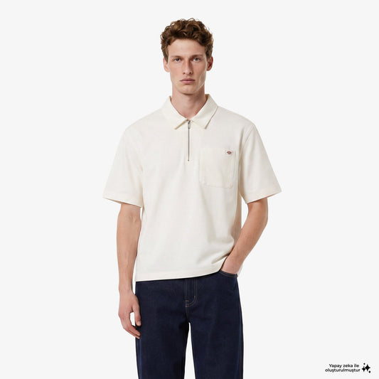 Dickies Cadiz Çeyrek Fermuarlı Erkek Bej Gömlek
