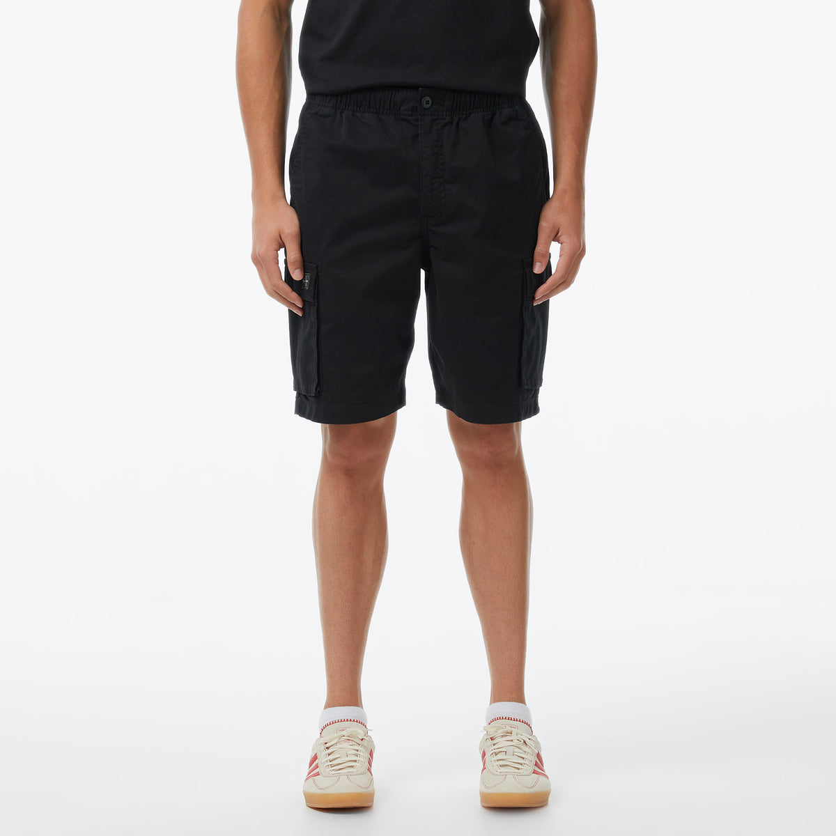 Calvin Klein Straight Comfort Cotton Cargo Erkek Siyah Şort