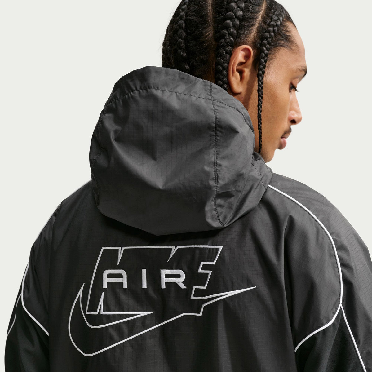 Nike Air Full Zip Hybrid Utility Erkek Siyah Ceket