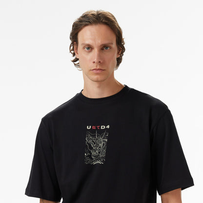 United4 Erkek Siyah T-shirt